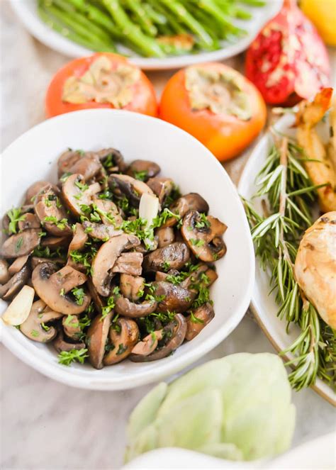 Sautéed Mushrooms with Garlic and White Wine • The Heirloom Pantry