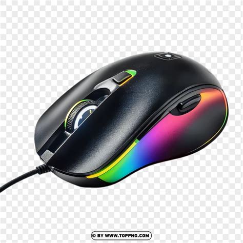 Gaming Mouse With Rainbow Color Lighting | TOPpng