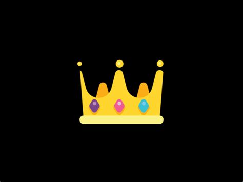 [GIF] - Crown emoji by jundo.design on Dribbble