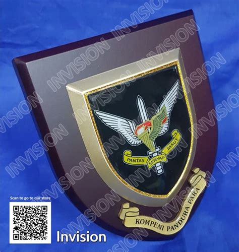 Malaysian Army Unit Plaques Kompeni Pandura Para Pathfinder Company Para Army Plaque