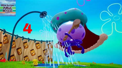 SpongeBob SquarePants Battle For Bikini Bottom Rehydrated Part King Jellyfish Fight Xbox