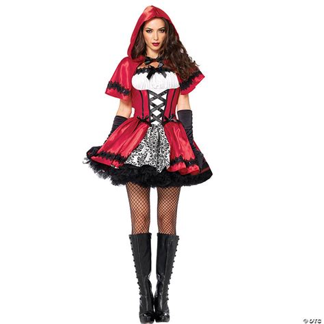 Womens Gothic Red Riding Hood Costume Halloween Express