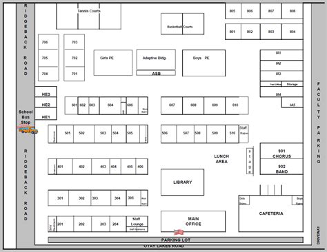 Bonita Vista Middle School Campus Map