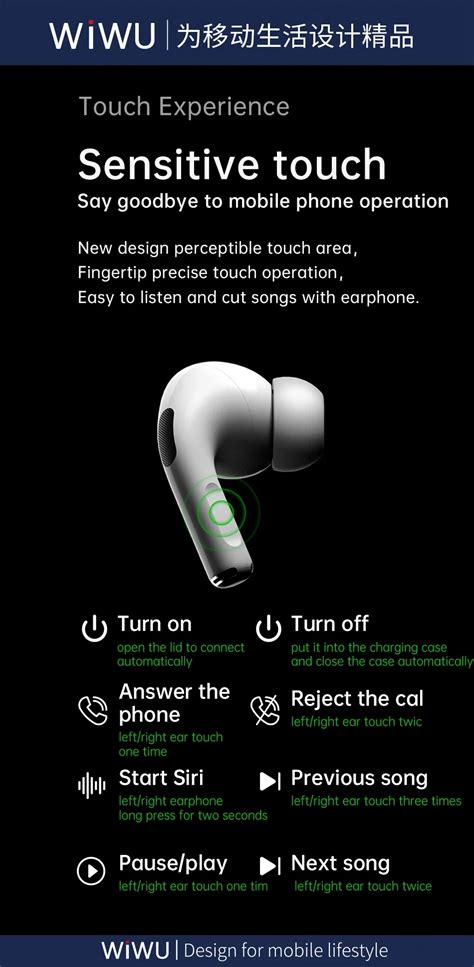 WiWU Airbuds Pro 2F True Wireless Earbuds - Penguin.com.bd