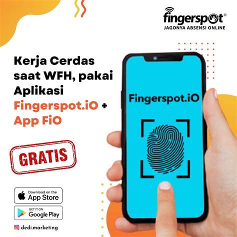 Pakai Fingerspot Io Ponsel Beri Kerja