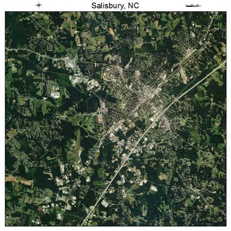 Aerial Photography Map of Salisbury, NC North Carolina