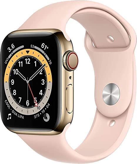 Apple Watch SE (GPS, 44mm) - Gold Aluminium Case with Starlight Sport ...