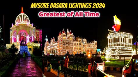 Dasara Lightings Dasara Illumination Mysore Dasara Magic