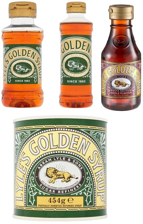 Lyles Golden Syrup 454g Tin 325g 700g Squeeze Bottle 454 Maple