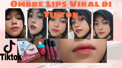 Tutorial Ombre Lip Viral Ala Tiktok Ombre Lips Yang Viral Di Tiktok