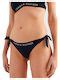 Tommy Hilfiger Bikini Slip με Κορδονάκια Navy Μπλε UW0UW04497 DW5