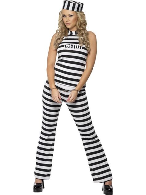 Convict Cutie Female Costume Fancy Dress Town