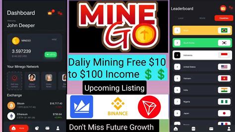 MineGo Network Cloud Mining Earning Referral Code Toibur4uu