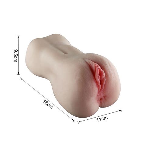 Masturbador Realista Textura CyberSkin Vagina e Ânus Crazy Lion Loja Spicy Sex Shop em