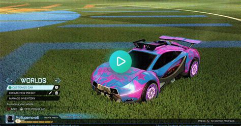 After Weeks Of Planning And Trading And No Money Spent Heres My Worlds Car In Rocket League