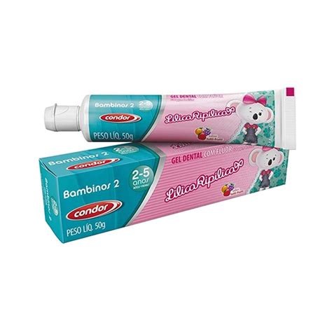Creme Dental Com Fluor Para Bebe - Compre Creme Dental Infantil Lilica Com Flúor Sabor Tutti Frutti 50 Gramas