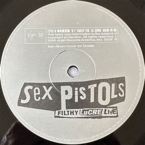 Yahoo オークション 1996年 オリジナル UK盤 Sex Pistols Filthy