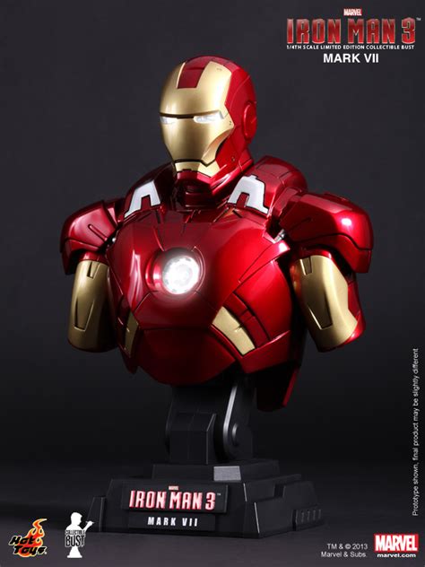 Hot Toys 鋼鐵人 鋼鐵人馬克 胸像