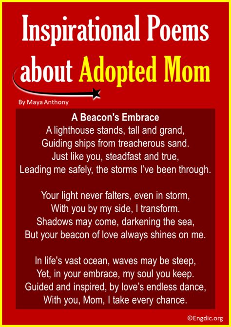 Best Short Poems For Adopted Mother Engdic