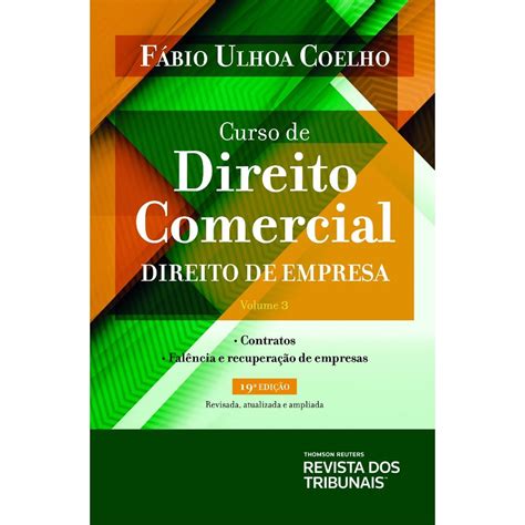 Curso De Direito Comercial V 3 19º Edição 19ª Ed Submarino