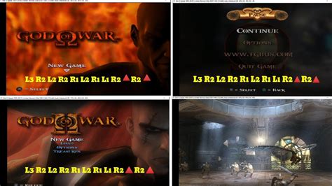 God Of War 1 2 Unlocked Everything Cheat Codes Ps2 Console And Pcsx2