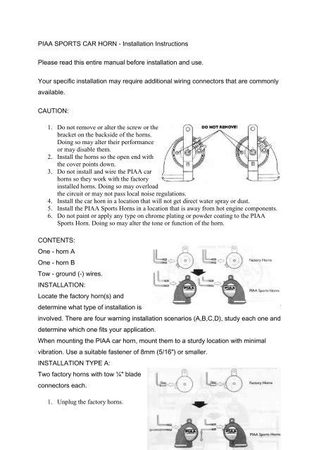 Piaa Horn Wiring Diagram - 4K Wallpapers Review