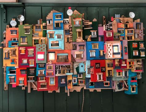 By Elisabete Marques Cardboard Art Driftwood Art Cardboard House