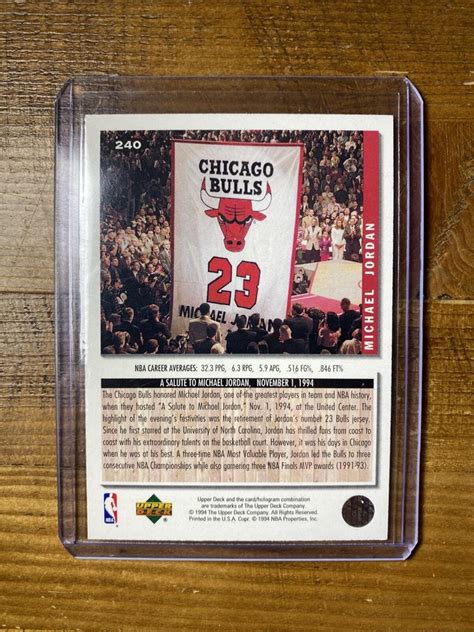 1994 Upperdeck Michael Jordan Collectors Choice