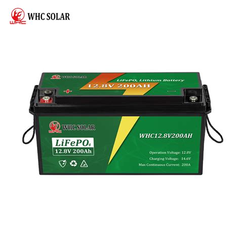 Whc Solar V Ah Lithium Ion Lifepo Battery For Solar System