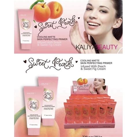 Jual Cod Peach Primer Kaliya Beuaty Sweet Peach Cooling Matte