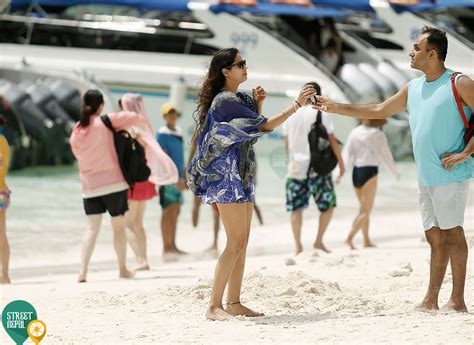 Phuket Beach Bikini Bring Extreme Heat Street Nepal