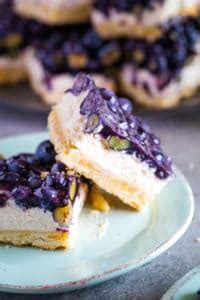 Blueberry Cream Cheese Bars - The Seaside Baker