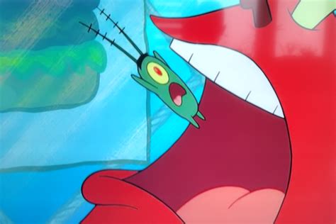 Mr krabs eats plankton Blank Template - Imgflip