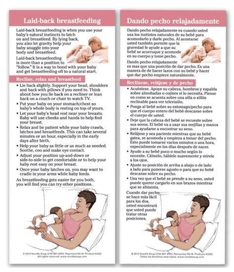 Laid Back Breastfeeding Flier Pack Noodle Soup