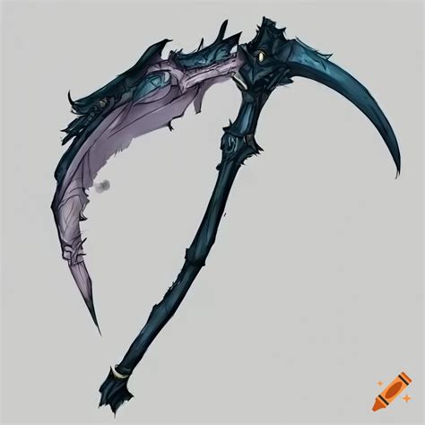 Concept Art Of A Scythe On White Background On Craiyon