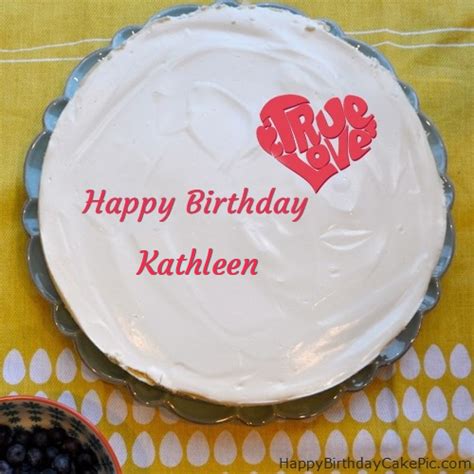 Fabulous Happy Birthday Cake For Kathleen