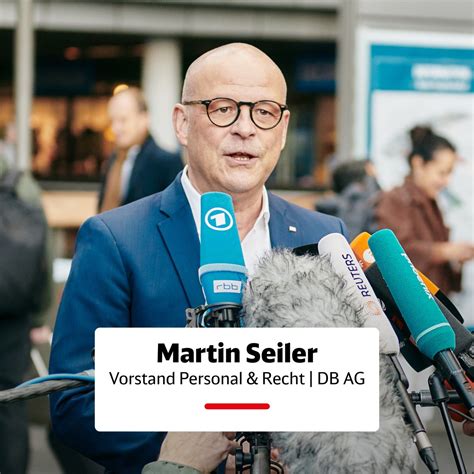 Deutsche Bahn AG On Twitter DB Personalvorstand Martin Seiler Zum