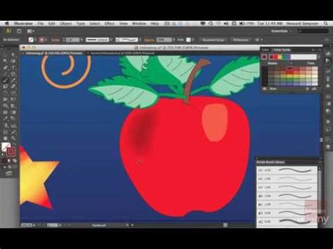 Adobe Illustrator CS6 for Beginners___Tutorial 28___Pattern Brush And ...