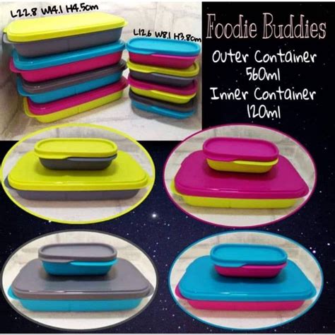 1 Unit Grab Now Tupperware Hearty Bites Foodie Buddy Foody Buddy