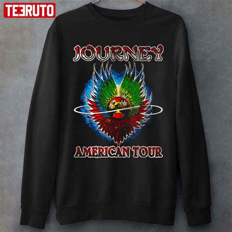 Journey America Tour Band Journey Unisex T Shirt Teeruto