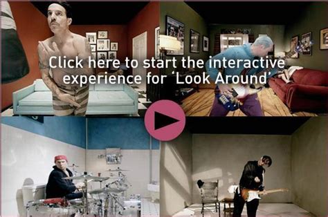 Look Around L Interactive Video Firmato Red Hot Chili Peppers