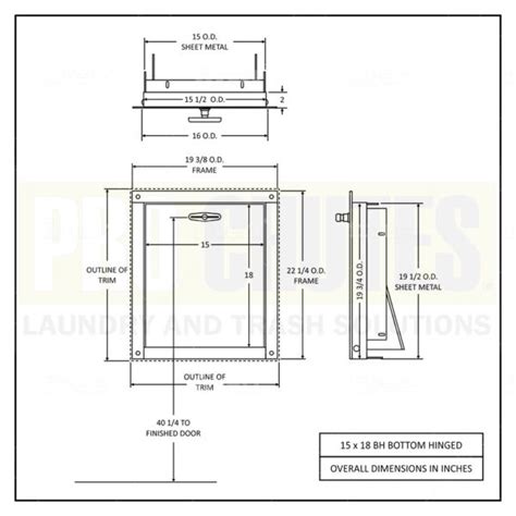 Trash Chute Doors And Laundry Chute Parts For All Manufacturers