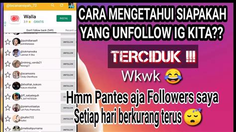 Cara Mudah Mengetahui Siapa Yang Unfollow Instagram Kita YouTube