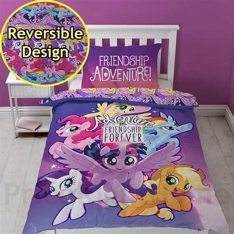 MY LITTLE PONY SINGLE DUVET COVER SETS GIRLS BEDROOM BEDDING VARIOUS ...