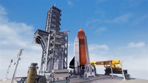 Space Shuttle Launch Realistic Environment 3D model - TurboSquid 2105261