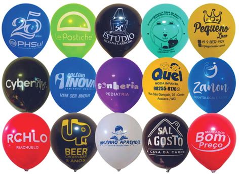 50 Bexigas Balões Personalizadas Sua Logo Marca Elo7