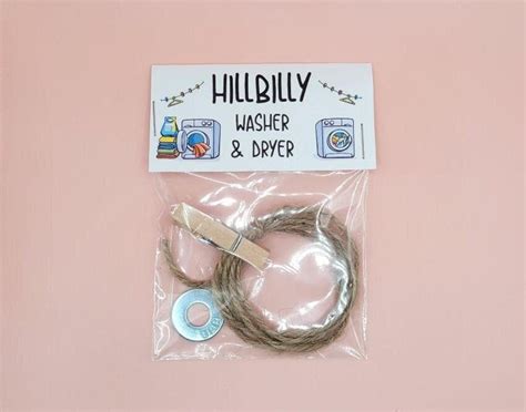 Hillbilly Washer And Dryer Gag Gift White Elephant Novelty Gifts