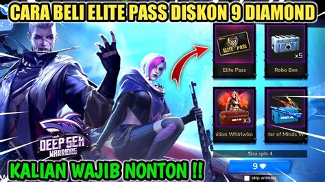 CARA DAPAT ELITE PASS DISKON 9 DIAMOND SPIN EVENT SPESIAL ELITE PASS