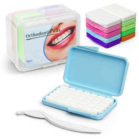 Amazon.com : Braces Wax: 10 Pack of Colorful Braces Wax, (Vitamin E