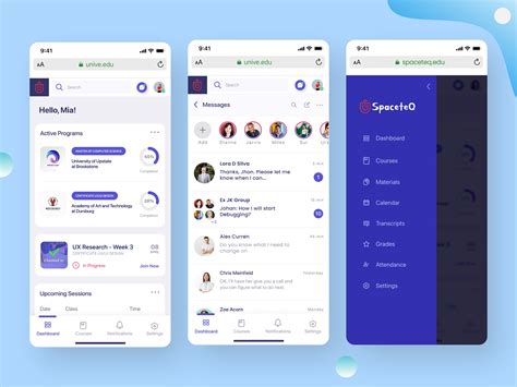 Student Dashboard Design on Behance